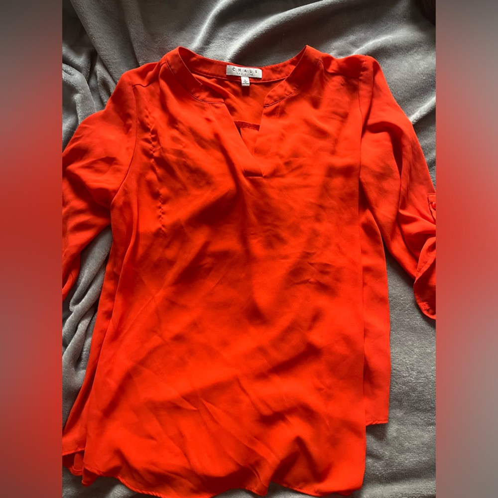 Bright Orange Top